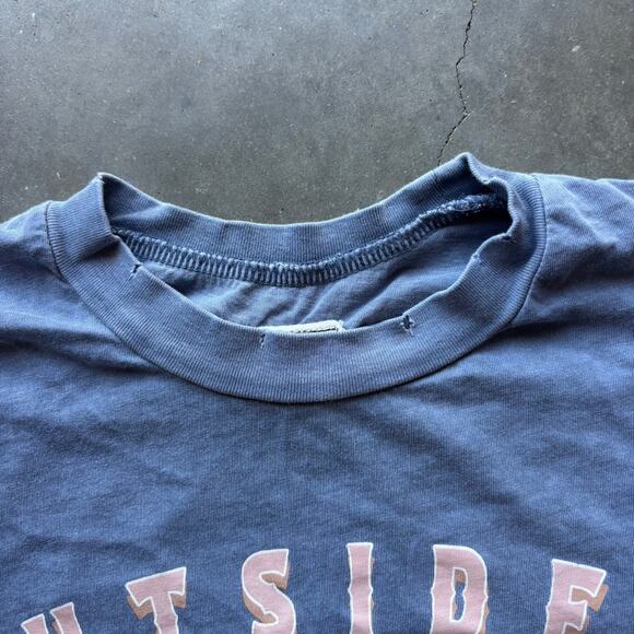 Modish Rebel Outsider Skeleton T-Shirt Women's M Blue Flint Graphic Tee - Picture 4 of 14